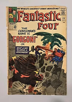 Buy Fantastic Four #44 1965 G 2.0 1st Appearance Of Gorgon Of Inhumans Combine Ship • 27.18£