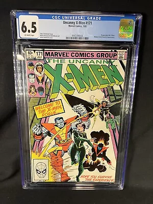 Buy Uncanny X-Men #171 CGC 6.5 1983 Marvel Rogue Joins X-Men. Carol Danvers New CGC! • 45.82£