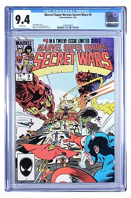 Buy Marvel Super Heroes Secret Wars #9 CGC NM 9.4 White Pages 4398668003 • 36.89£