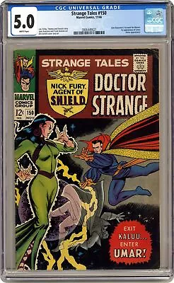 Buy Strange Tales #150 CGC 5.0 1966 3906449021 • 93.19£