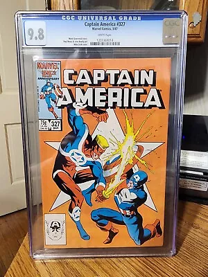 Buy Captain America #327  (1987) 2nd Appearance And 1st Cover Of John Walker • 89.31£