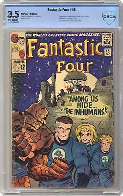 Buy Fantastic Four #45 CBCS 3.5 1965 18-3C1A663-009 1st App. Inhumans • 116.49£