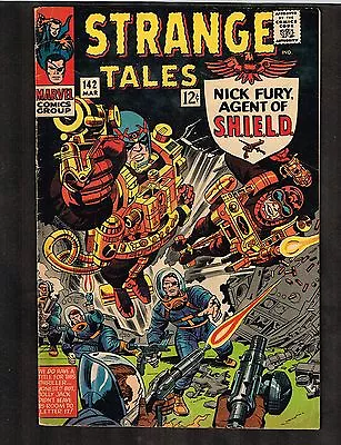 Buy Strange Tales #142 ~ (5.0)  Nick Fury / Sheild ~ 1966 WH • 12.43£