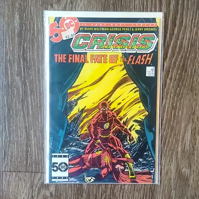 Buy Crisis On Infinite Earths #8 Death Of Flash DC Comics 1985 VG-FN • 23.29£