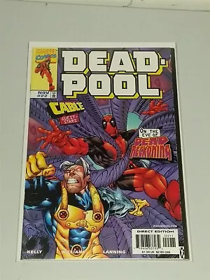 Buy Deadpool #22 Nm (9.4 Or Better) Marvel Comics Cable November 1998 • 10.49£