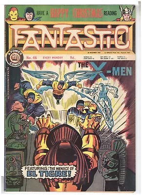 Buy FANTASTIC #46 Odhams Press 1967 - MARVEL UK THOR IRON MAN X-MEN COMIC (2) • 6£