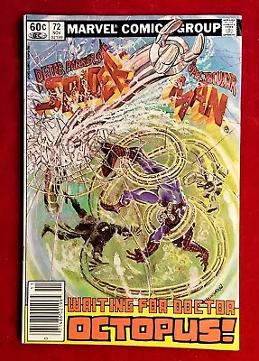 Buy 1982 Spectacular Spider-Man 72 1st Ollie Osnick Doctor Octopus Newsstand 80s Vtg • 7.45£