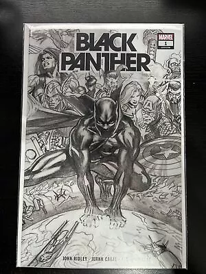 Buy Black Panther #1 (marvel 2022) Alex Ross 2nd. Print Sketch Variant • 14.99£