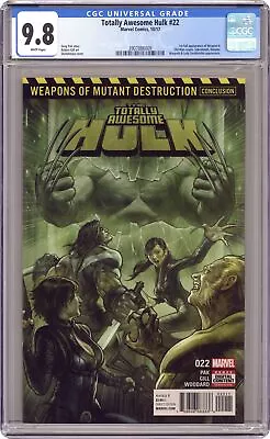 Buy Totally Awesome Hulk #22A 1st Printing CGC 9.8 2017 3907886009 • 93.19£