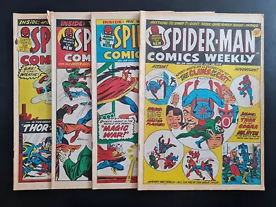 Buy Spider-man Comics Weekly #20 #21 #23 #24 Marvel Uk Weekly 1973 • 1.99£