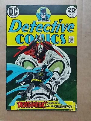 Buy DC DETECTIVE COMICS 437 (1973) BATMAN New Manhunter VG+ • 6.21£