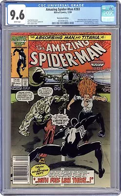 Buy Amazing Spider-Man #283 CGC 9.6 Newsstand 1986 4359591005 • 93.36£