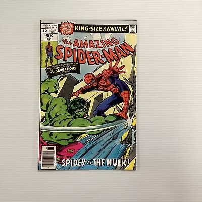 Buy Amazing Spider-man King Size #12 1978 VG/FN Reprints Asm #119 Cent Copy • 18£