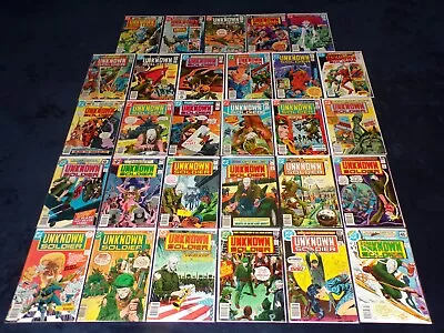 Buy Unknown Soldier 206 - 268 Lot 29 Dc Comics Military Army War Collection 151 205 • 116.48£