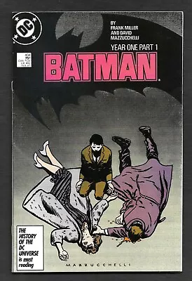 Buy Batman #404 Year One Part 1 * (1987) * Frank Miller **** NEVER READ ** NM/MINT • 15.52£