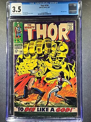 Buy 1967 THOR #139 - Ulik Appearance - Marvel Comics - CGC 3.5 • 30.34£