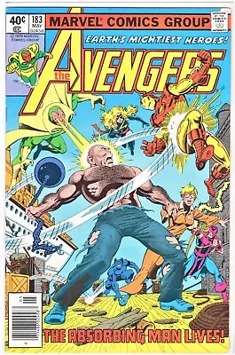 Buy Avengers #183 (1979) Absorbing Man VF+ 8.5 High -Def Scan Bronze Age COMIC • 32.52£