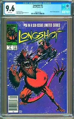 Buy Longshot #5 (1986) CGC 9.6  WP  Nocenti - Adams    Doctor Strange    NEWSSTAND  • 38.82£