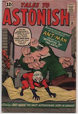 Buy Tales To Astonish #38 1st Appearance Egghead Marvel Comics Jack Kirby 1962 VG/FN • 174.70£