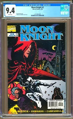 Buy Moon Knight #2 (1998) CGC 9.4  WP  Doug Moench - Tommy Edwards • 31.11£